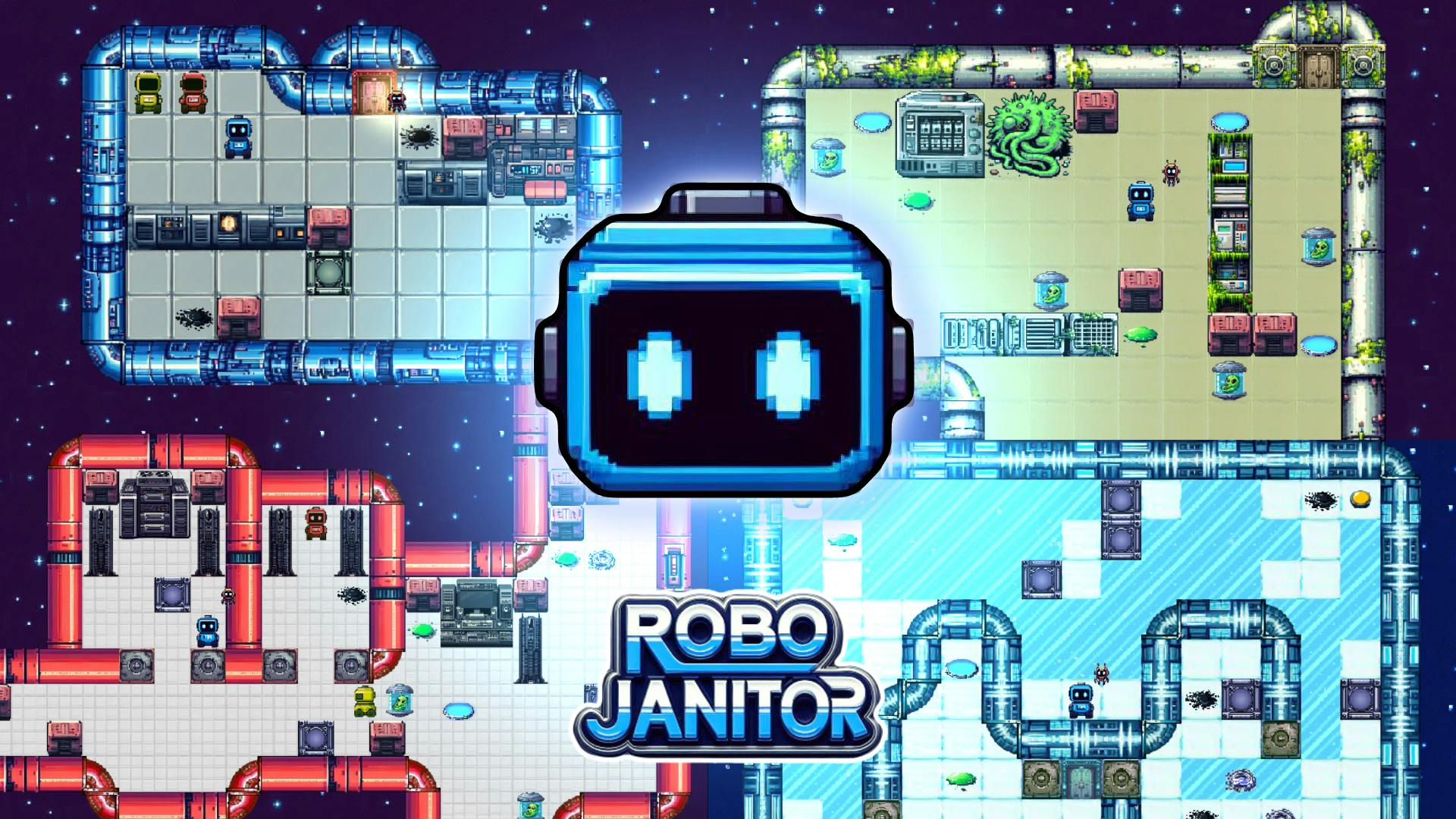 Robo Janitor - Sokobaction Space Game