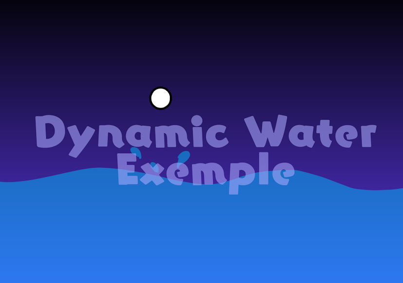 Dynamic water simulation